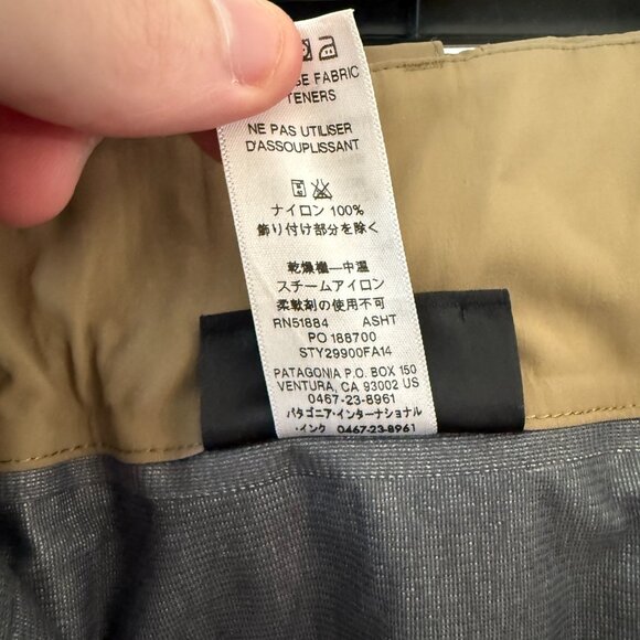 Patagonia Men’s Untracked Pants GORE-TEX Snow Pants Size XL - Picture 5 of 7